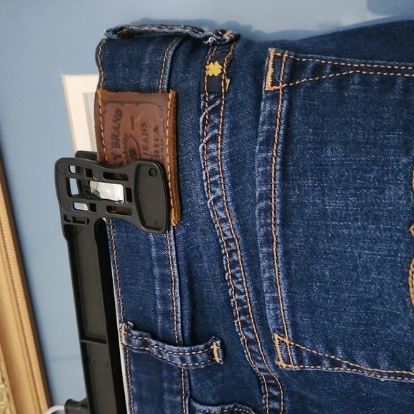 Lucky Brand 6 / 28 Charlie Capri Jeans Summer Spring Casual Dark Wash - Picture 8 of 10